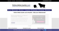 Desktop Screenshot of online-aktien-kaufen.com